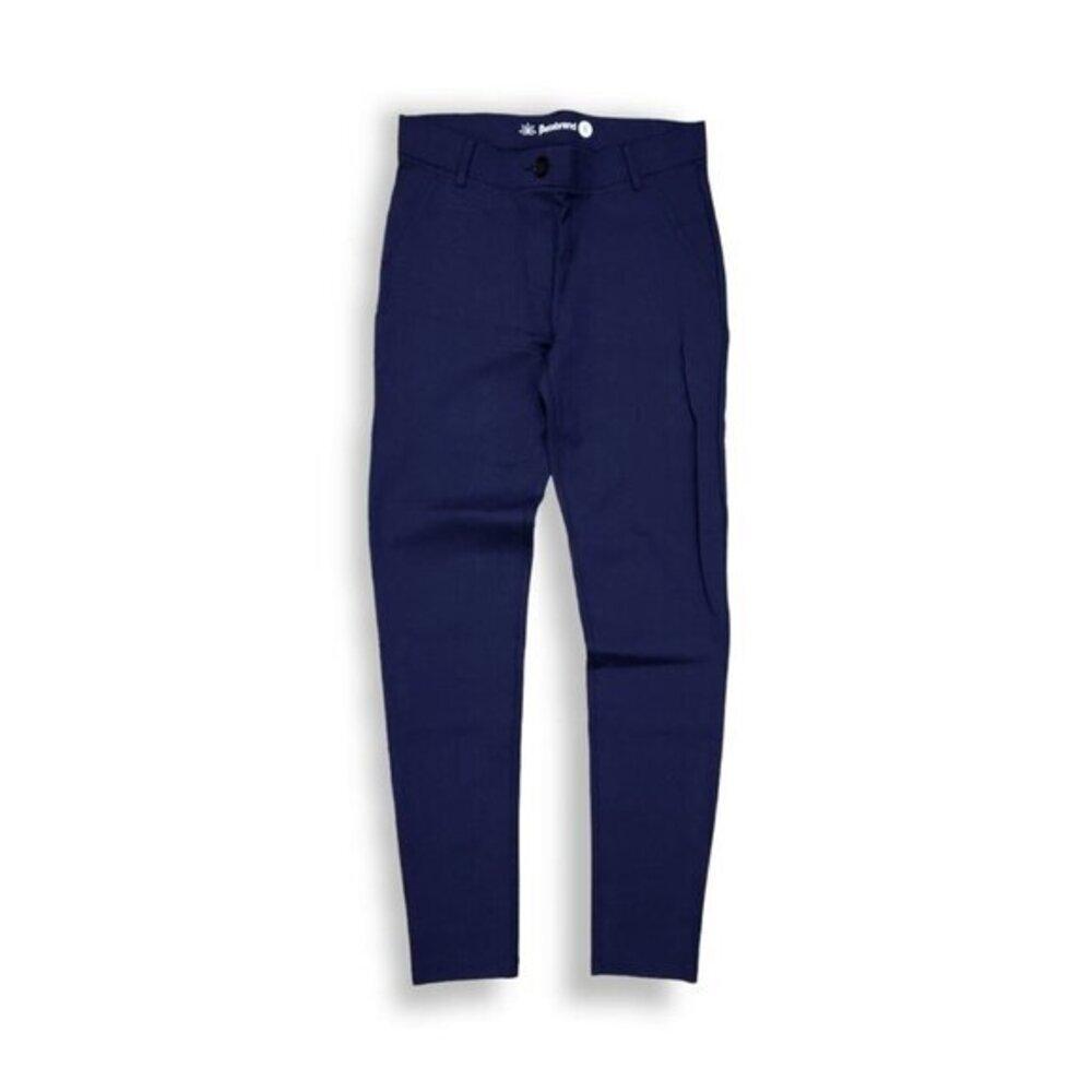 Betabrand Classic Pull On Dress Stretch Pants Blue Womens Small